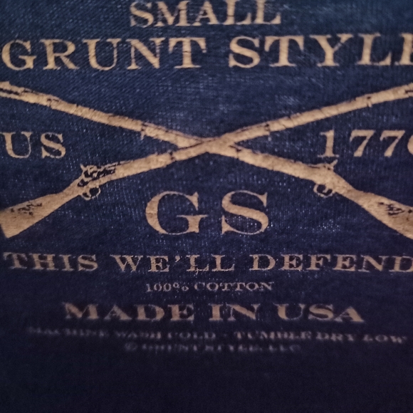 Grunt style Betsy Ross flag t-shirt - Picture 4 of 4